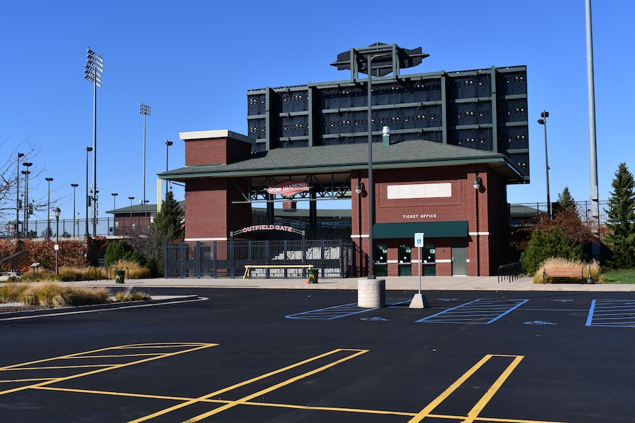 Dow Diamond Dow Diamond Stadium & Building Dow Diamond Stadium exterior masonry in Midland MI by Boettcher Masonry