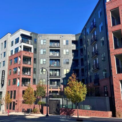 Multi-family masonry contractor Durham NC project