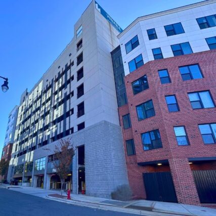 Luxury apartment development near Durham Bulls Athletic Park
